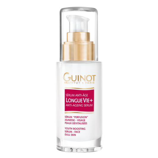 GUINOT Longue Vie+ atstatomasis priešraukšlinis serumas, 30 ml