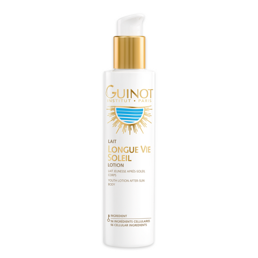 GUINOT Longue Vie Soleil, jauninamasis kūno losjonas po saulės, 150 ml