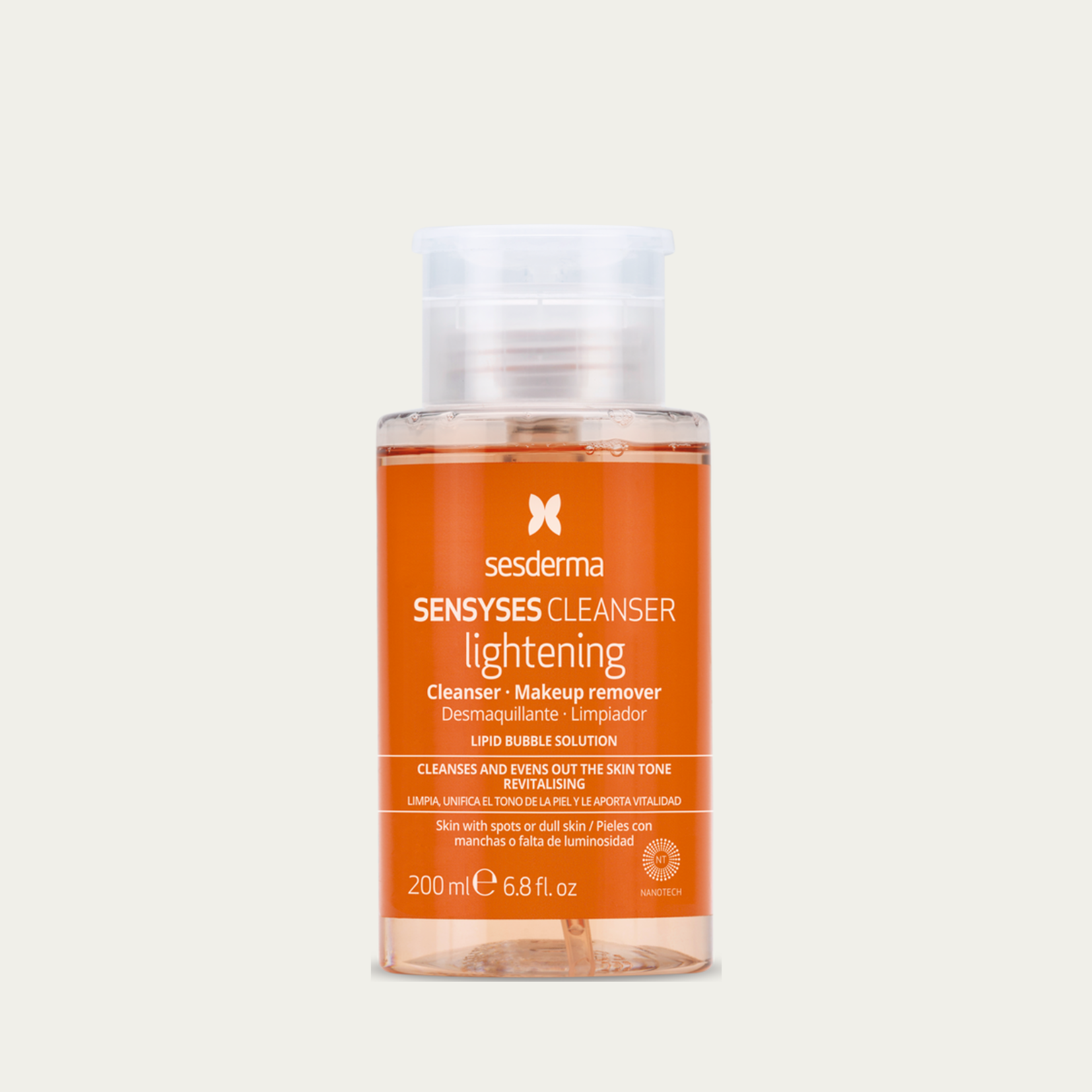 SESDERMA SENSYSES LIGHTENING LIPOSOMINIS VALIKLIS, 200 ml